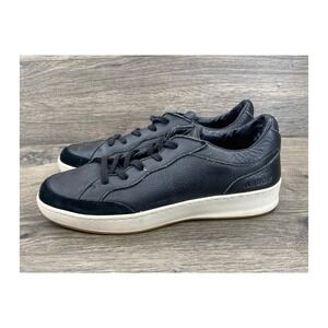 Arbor Black Leather Low Top Sneakers Women's Size 9 US EU 39 UK 6